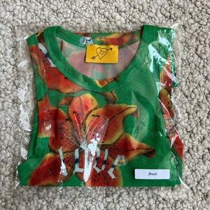 Juliet Johnstone Green Mesh Tank